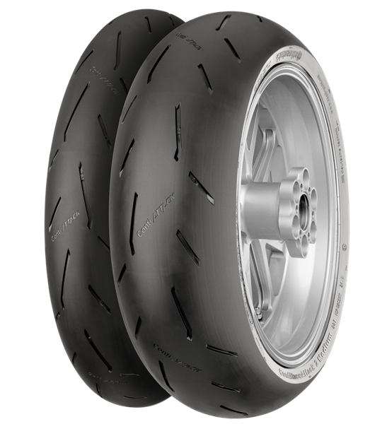 Continental ContiRaceAttack 2 120/70ZR17 58 W Front TL M/C Medium