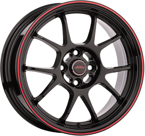 INTER ACTION PHOENIX BLACK RED 6,50x15 4x100,00 ET37,00