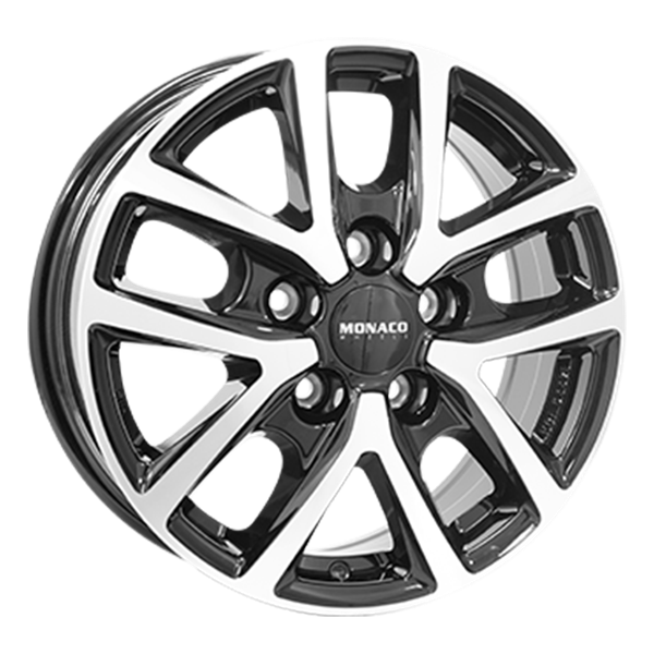 MONACO WHEELS CL2T Black Polished 6,50x16 5x112,00 ET52,00