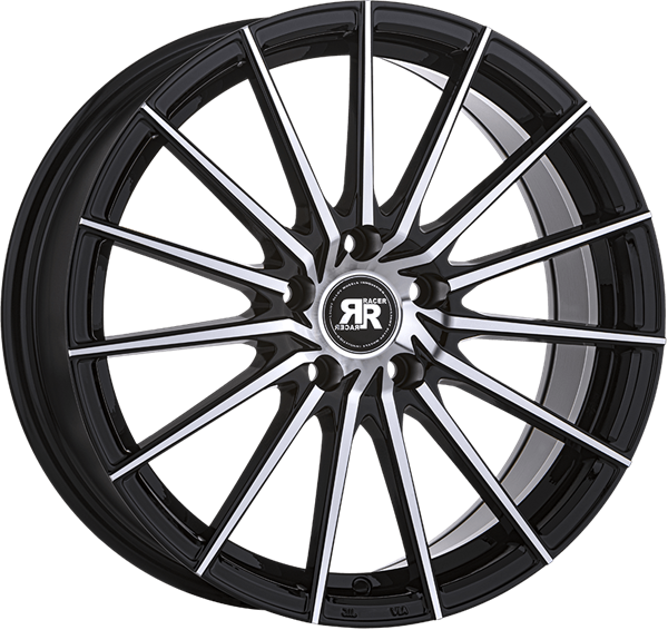 Racer Turismo Black Machined 6,50x15 4x108,00 ET25,00