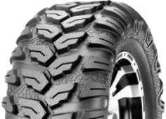 Gros plan de la bande de roulement Maxxis MU07 Ceros 26x9 R14 60 N 6PR