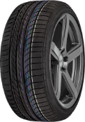 Gros plan de la bande de roulement Goodyear EAGLE F1 ASYMMETRIC 255/40 R19 100 Y XL, FP, AO