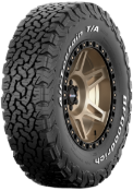 Gros plan de la bande de roulement BFGoodrich All Terrain T/A KO2 225/75 R16 115 S LT, RWL