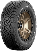 Gros plan de la bande de roulement BFGoodrich All Terrain T/A KO2 235/65 R17 109/105 R RWL
