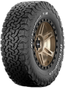 Gros plan de la bande de roulement BFGoodrich All Terrain T/A KO2 285/65 R18 121/118 R RWL
