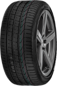 Gros plan de la bande de roulement Pirelli P Zero (PZ3) 265/40 R22 106 Y XL, JLR