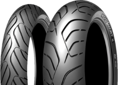 Gros plan de la bande de roulement Dunlop Sportmax RoadSmart III 120/70 R15 56 H Front TL