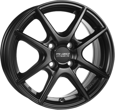 ANZIO Split Matt Black 5,50x14 4x100,00 ET43,00