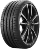 Gros plan de la bande de roulement Michelin Pilot Sport 4 S 245/30 R19 89 Y XL, ZR
