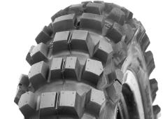 Gros plan de la bande de roulement Deli Tire SB-114R 80/100-12 50 M Front/Rear TT