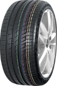 Gros plan de la bande de roulement Continental PremiumContact 6 325/40 R22 114 Y FR, MO