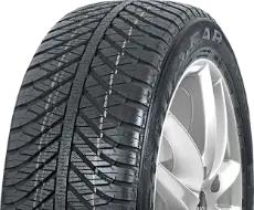 Gros plan de la bande de roulement Goodyear Vector 4Seasons