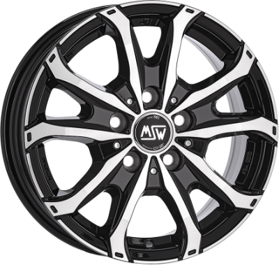 MSW 48 VAN Black Polished 6,50x16 5x130,00 ET55,00