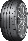 Gros plan de la bande de roulement Goodyear Eagle F1 SuperSport R 335/30 R21 109 Y XL, ZR, N0