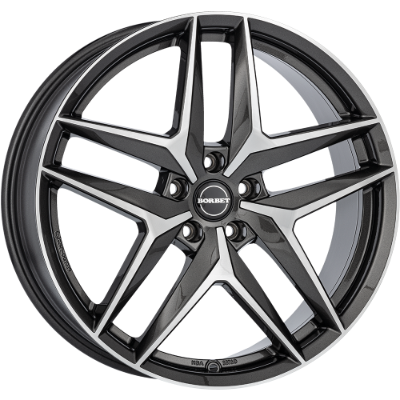 Borbet Z anthracite polished 8,00x18 5x112,00 ET30,00
