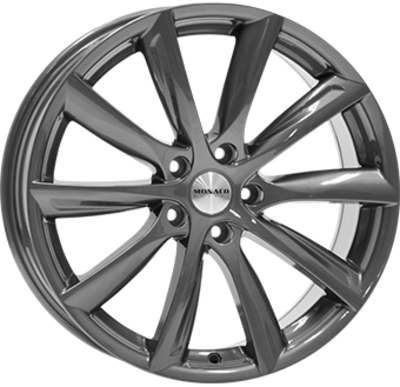 MONACO WHEELS Grand Prix 6 Dark Anthracite 8,00x18 5x114,30 ET38,00