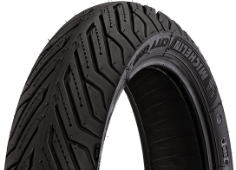 Gros plan de la bande de roulement Michelin City Grip 2 120/70-15 56 S Front TL M/C