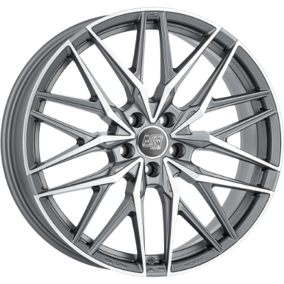 MSW 50 Grey Polished 8,00x18 5x112,00 ET28,00