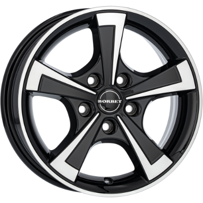 Borbet CWT black polished 6,00x15 5x112,00 ET30,00