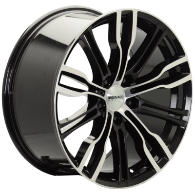 MONACO WHEELS Grand Prix 8 Black Polished 9,00x19 5x120,00 ET20,00