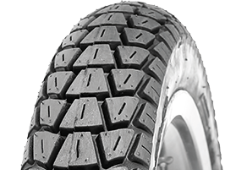 Gros plan de la bande de roulement Deli Tire S-228 2.75-17 41 P Front/Rear TT M/C
