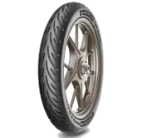 Gros plan de la bande de roulement Michelin Road Classic 100/90 B19 57 V Front TL M/C