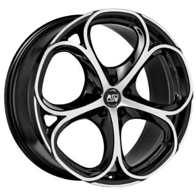 MSW 82 Black Polished 8,00x19 5x110,00 ET33,00