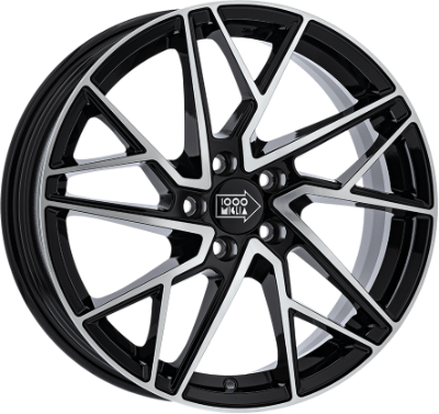 Mille Miglia RX25 Black Polished 7,50x17 5x108,00 ET45,00
