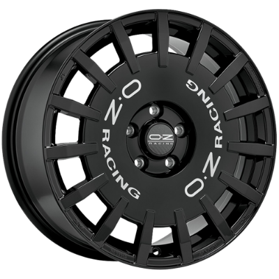 OZ RALLY RACING GLOSS BLACK 7,00x17 5x114,30 ET45,00