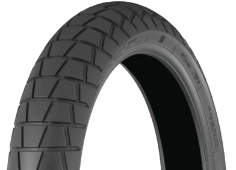 Gros plan de la bande de roulement Bridgestone Battlax Adventure Trail AT41 110/80 R19 59 V Front TL M+S