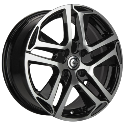 Carbonado Nice Black Polished 7,00x16 4x108,00 ET25,00