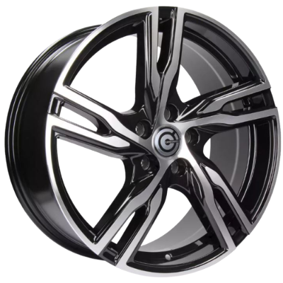 Carbonado Punch Black Polished 8,00x18 5x108,00 ET45,00