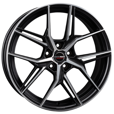 Borbet QX black polished matt 8,50x20 5x114,30 ET45,00