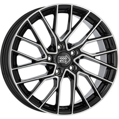 Mille Miglia MM1024 Black Polished 8,00x18 5x114,30 ET40,00