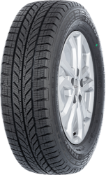 Gros plan de la bande de roulement Dunlop Econodrive Winter 195/70 R15 104/102 R C