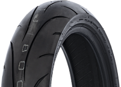 Gros plan de la bande de roulement Dunlop Sportmax Q-Lite 150/60-17 66 H Rear TL