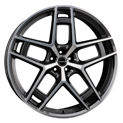 Borbet TF graphite polished glossy 10,50x24 5x112,00 ET40,00