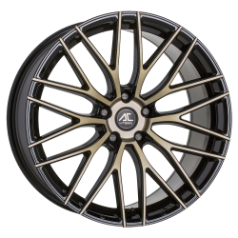 AC Wheels SYCLONE Black Polished Bronze
