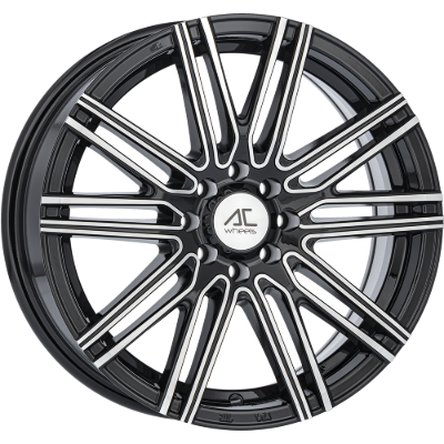 AC Wheels VOLT Black Polished 7,00x16 4x98,00 / 4x108,00 ET25,00