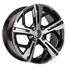 Carbonado Angers Black Polished