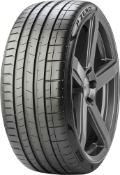 Gros plan de la bande de roulement Pirelli P Zero (PZ4) 245/35 R21 96 Y XL, ZR, S.C.