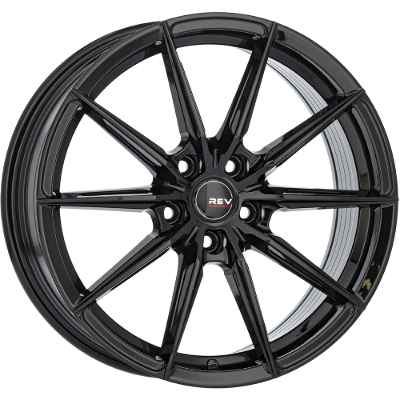 REVATIVO Nova FF Gloss Black 8,00x18 5x112,00 ET35,00