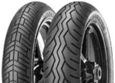 Gros plan de la bande de roulement Metzeler Lasertec 120/80VB16 (60 V) Front M/C