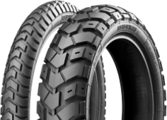 Gros plan de la bande de roulement Heidenau K60 Scout 120/70 B19 60 T Front TL M/C M+S