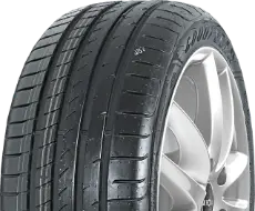 Gros plan de la bande de roulement Goodyear Eagle F1 Asymmetric 2
