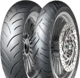 Gros plan de la bande de roulement Dunlop ScootSmart 80/90-16 48 P Front/Rear TL