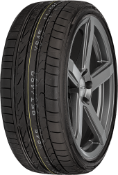Gros plan de la bande de roulement Bridgestone RE050A 305/30 R19 102 Y XL, FR, N1