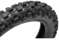 Gros plan de la bande de roulement Journey P2001 100/100-17 64 M Rear TT NHS