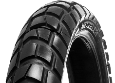 Gros plan de la bande de roulement Metzeler Karoo 3 120/70 R19 60 T Front TL M/C M+S