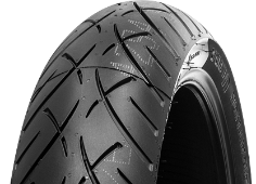 Gros plan de la bande de roulement Metzeler ME 888 Marathon Ultra MH90-21 54 H Front TL M/C